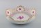Openwork Porcelain Bowl with Hand-Painted Flowers and Gold Decoration from Herend, Image 5