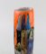 Glasierte Keramikvase mit City Motiv von Elio Schiavon, Italien 4