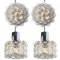 Clear Bubble Wall Sconces by Helena Tynell for Limburg, Set of 2 11