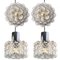 Clear Bubble Wall Sconces by Helena Tynell for Limburg, Set of 2, Image 11