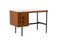 Mahogany Multitaple Desk by Jacques Hitier for Multiplex, 1950s 1