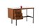 Mahogany Multitaple Desk by Jacques Hitier for Multiplex, 1950s 13