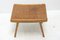 Mid-Century Czechoslovak Rattan and Beechwood Stool from ÚLUV, 1960s, Image 7