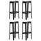 Tall Black Lammi Bar Stools by Made by Choice, Set of 4 1