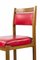 Red Chairs, 1970s, Set of 6, Image 5