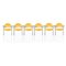 Yellow Chairs, Italy, 1970s, Set of 4, Image 1