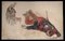 Jules Cornillier, Dead Soldier, Dibujo original, siglo XIX, Imagen 1