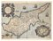 Abraham Ortelius, Map of Cyprus, Original Etching, 1584 1