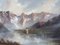 Carl Lindner, Königssee Lake, pintura al óleo original, siglo XIX, Imagen 1