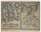 Mappe di Abraham Ortelius, Dania e Oldenburgum, acquaforte originale, 1584, Immagine 1