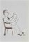 Roberto Cuccaro, Reading News, Original Drawing, 2000s 1