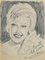 Retrato de Colette Macdonald, dibujo original, mediados del siglo XX, Imagen 1