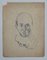 Mino Maccari, Portraits, Original Drawing, Mid 20th-Century 1
