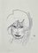 Mino Maccari, Portrait, Original Drawing, Mid-20th Century, Image 1