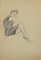 Mino Maccari, Woman, Original Drawing, Mid-20th Century 1