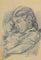 Mino Maccari, The Girl, dessin, milieu du 20ème siècle 1