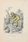 Paul Gervais, Diademed Sifaka, Original Lithograph, 1854, Image 1