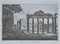 Impresión, templos romanos, principios del siglo XX, Juego de 6, Imagen 2