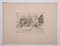 Mino Maccari, At the Beach, Original Drypoint and Etching, Mid 20th-Century 1