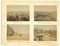 Antike Ansichten von Kobe, Vintage Albumen Druck, 1890er 1