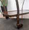 Mid-Century Italian Modern Two-Tier Gilt Brass Bar Cart 6