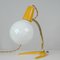 Lampe de Bureau Mid-Century Jaune de Belmag, Suisse, 1950s 14