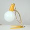 Gelbe Mid-Century Tischlampe von Belmag, Schweiz, 1950er 7