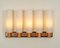 Copper & Glass Wall Sconce from Kaiser, Germany, 1960s, Set of 2 4
