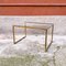 Mid-Century Italian Brass & Glass Stackable Tray Tables, 1950s, Set of 3 10