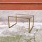 Mid-Century Italian Brass & Glass Stackable Tray Tables, 1950s, Set of 3, Image 10