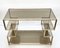 Mid-Century Italian Gold Brass and Glass Console Table, 1970s 19