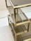 Mid-Century Italian Gold Brass and Glass Console Table, 1970s, Image 6