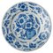 Blue and White Plate from Delft 1