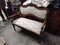 19th Century 2-Seater Carved Walnut Sofa 1