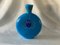 Art Deco Vase in Blue Longwy Enamel from Primavera, 1930s 3