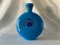 Art Deco Vase in Blue Longwy Enamel from Primavera, 1930s 4