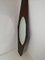 Mid-Century Wooden Mirror, Italy 9