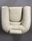 Mid-Century Modern Ivory Leather Straccio Lounge Chair from Zanotta, Italy 8