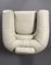 Mid-Century Modern Ivory Leather Straccio Lounge Chair from Zanotta, Italy, Image 8