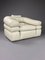 Mid-Century Modern Ivory Leather Straccio Lounge Chair from Zanotta, Italy 12