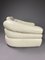 Mid-Century Modern Ivory Leather Straccio Lounge Chair from Zanotta, Italy, Image 13