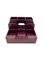 Wine Red Sistema45 Series Ashtray & Desk Organizers by Ettore Sottsass for Olivetti Synthesis, 1971 4
