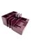 Wine Red Sistema45 Series Ashtray & Desk Organizers by Ettore Sottsass for Olivetti Synthesis, 1971 1