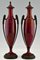 Art Deco Vases in Red Ceramic and Bronze by Paul Milet for Sèvres, Set of 2 6