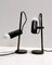 Italian Black Desk Lamps in the Style of Gino Sarfatti, Set of 2 3