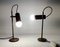 Lampes de Bureau Noires Style Gino Sarfatti, Italie, Set de 2 2