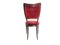 Vintage Crimson Velvet & Wood Chairs by Paolo Buffa, Italy, Set of 4 6