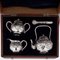 20th Century Japanese Meiji Solid Silver Four Piece Tea Set,.1900, Set of 4 9