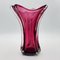 Large Mid-Century Labelled Chambord Murano Glass Vase from Fratelli Toso, 1940s 1