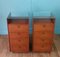 French Leather Side Tables, 1960s, Set of 2 3